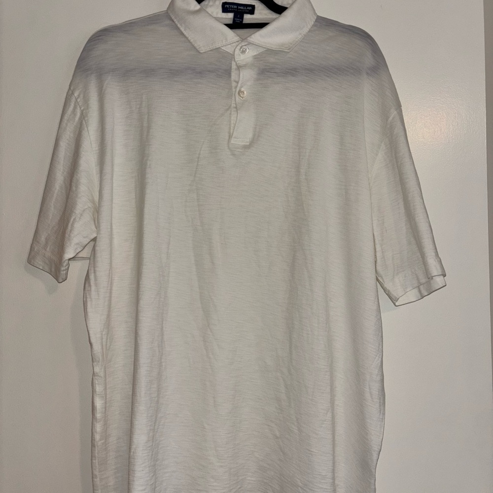 Peter Millar Classic White Polo Shirt